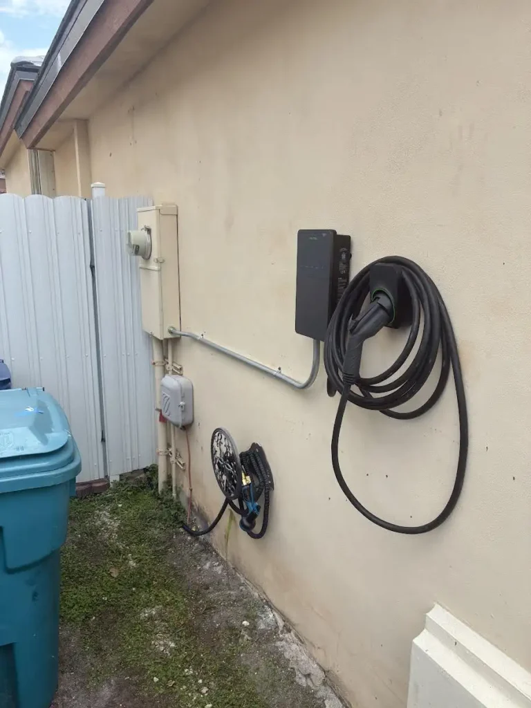 EV charger installation by KRW Electric